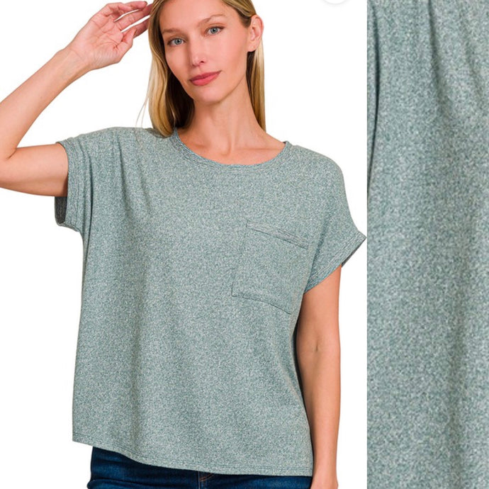 Cloud Soft Short Sleeve Tee - Jade