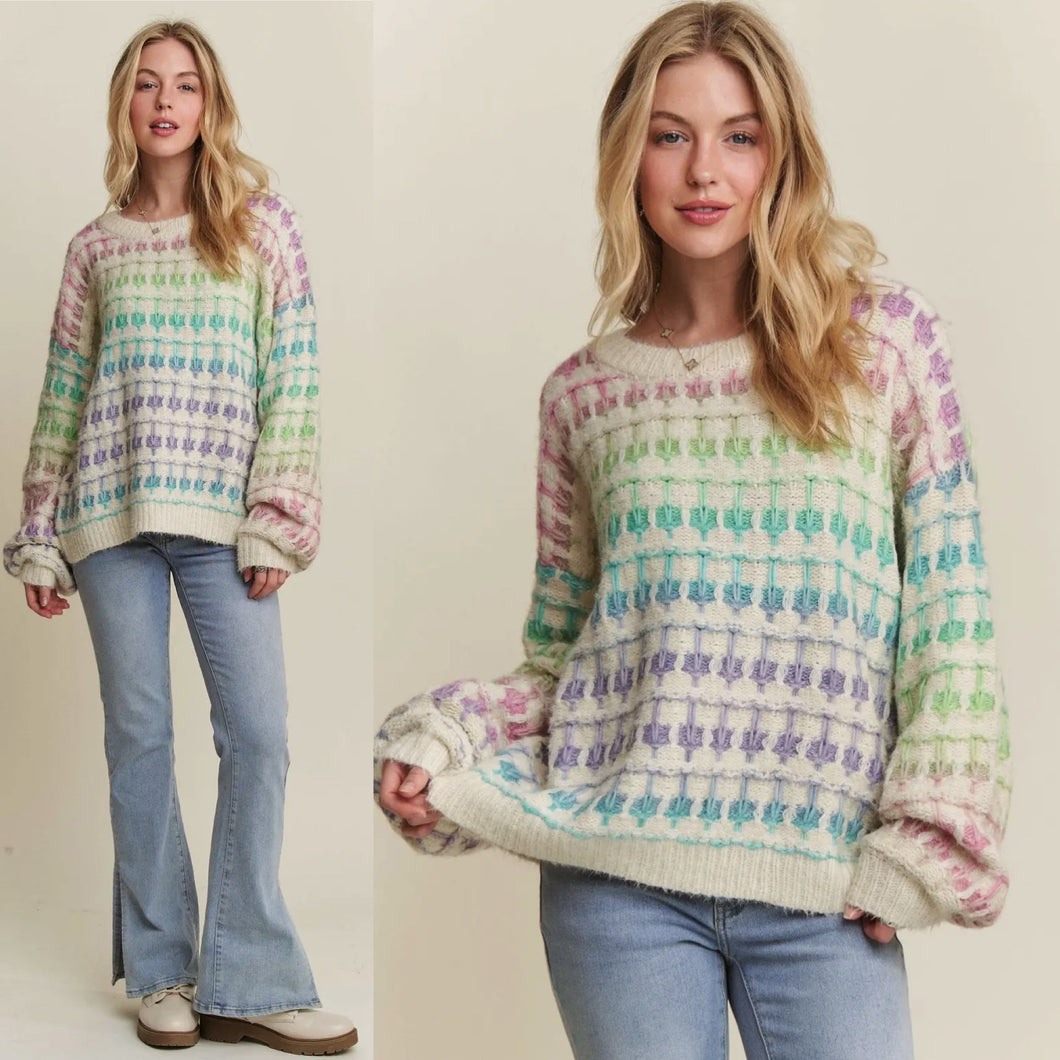 Light It Up Sweater - Multi