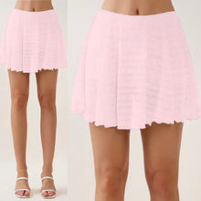 Fit & Flare Soft Lace Skort - Pink