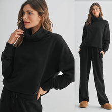 Out the Door Funnel Neck Pullover