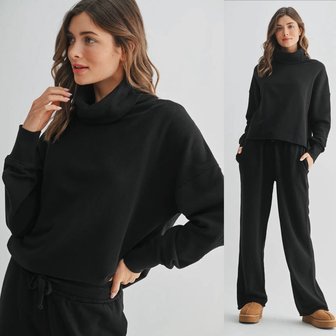 Out the Door Funnel Neck Pullover