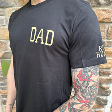 Dad Personalized Tee Shirt (up to 4 names) - Black