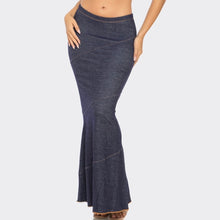 Ashley Denim Maxi Skirt - Dark Wash