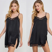 Tease Lace Mini Dress - Black