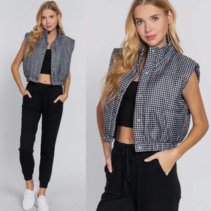 Palm Beach Gingham Vest