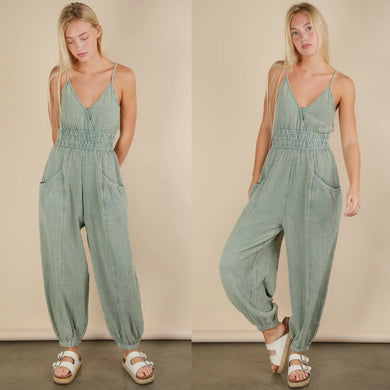 Ludlow Jumpsuit - Burnout Olive