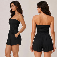 Easy Stretch Romper - Black