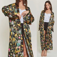 Tiger Open Duster - Black