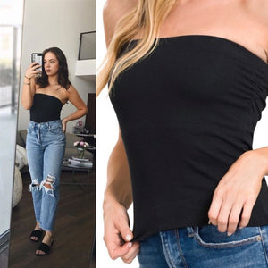 Tiki Tube Top - Black