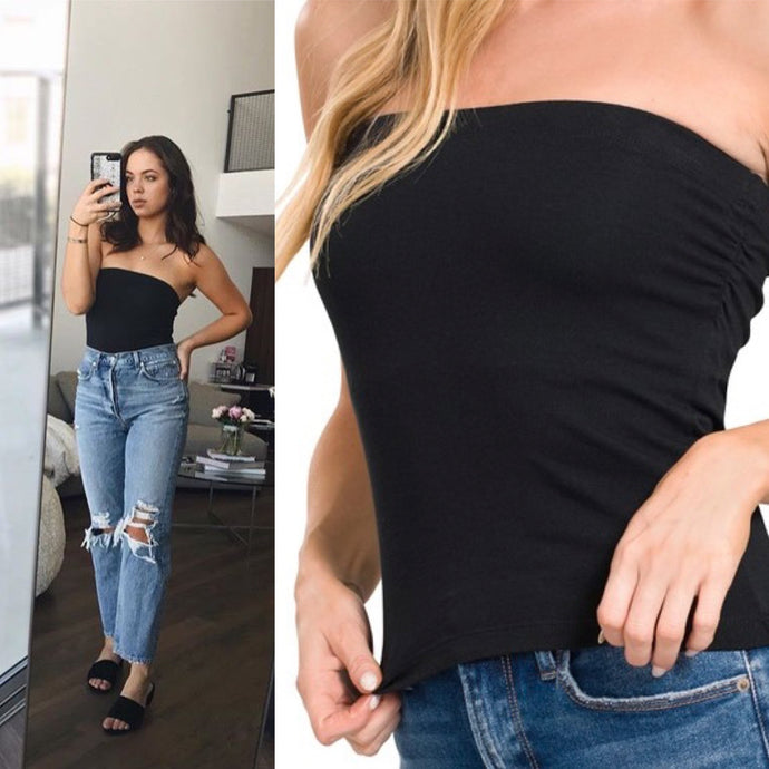 Tiki Tube Top - Black