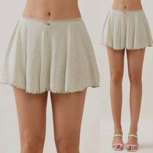 Gingham Skort - Sage