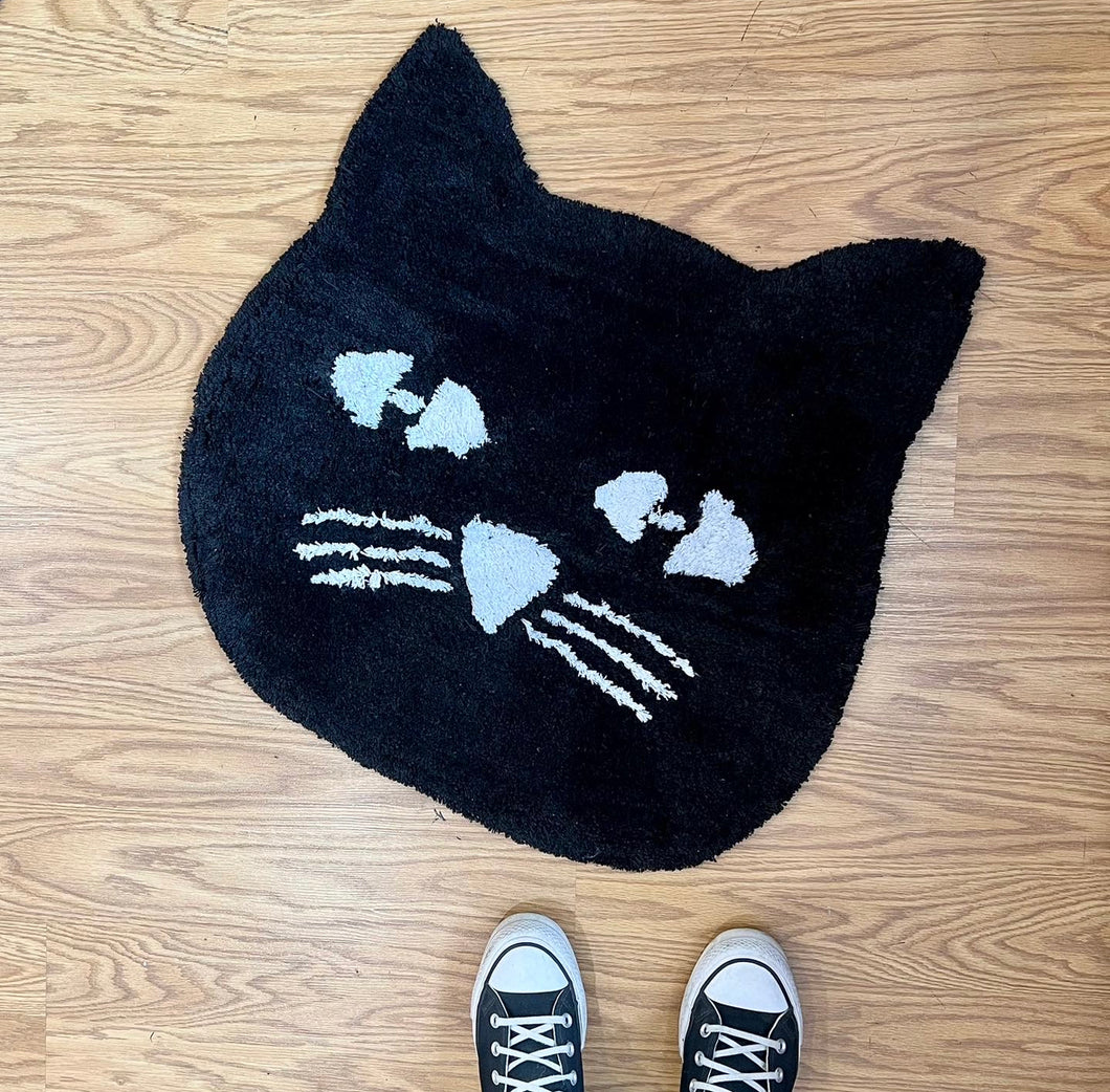 Binx Black Cat Bath Mat