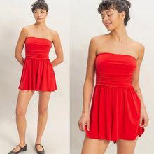 Cherry Bomb Romper - Red
