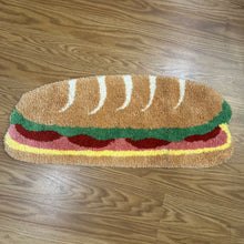 Sub Sandwich Throw Rug