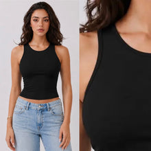 Morgan Crop Tank - Black