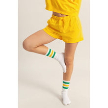 Pigment Dyed Raw Edge Detail Shorts