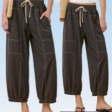 Prince & Broadway Barrel Pants - Charcoal