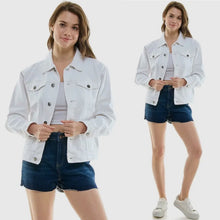 The Keys Denim Jacket - White