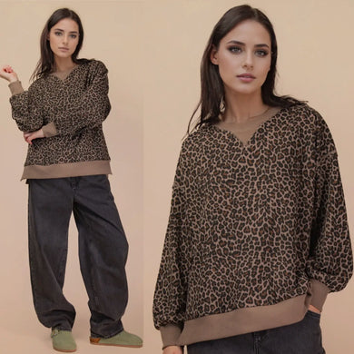 Josie Pullover - Leopard