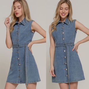 Brenda Denim Mini Dress