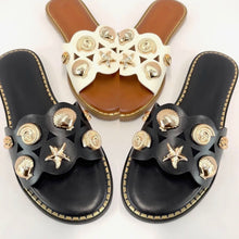 Seashell Sandal - Black