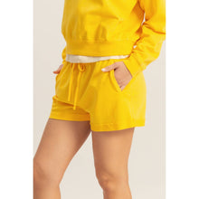 Pigment Dyed Raw Edge Detail Shorts