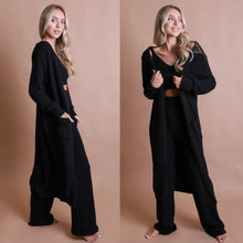 Spellbound Longline Cardigan - Black