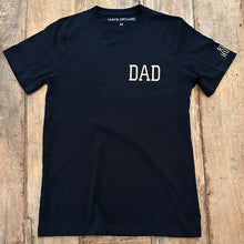 Dad Personalized Tee Shirt (up to 4 names) - Black
