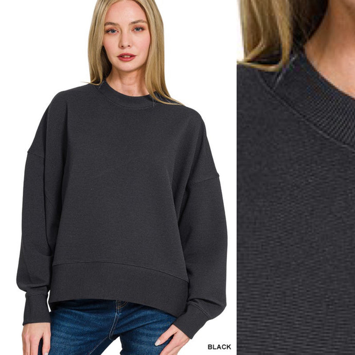 Orchard Perfect Pullover - Black