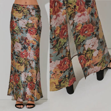 Vermont Satin Maxi Skirt