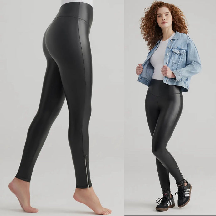 Rachel Sculpting Leather Leggings - Yummy Brand