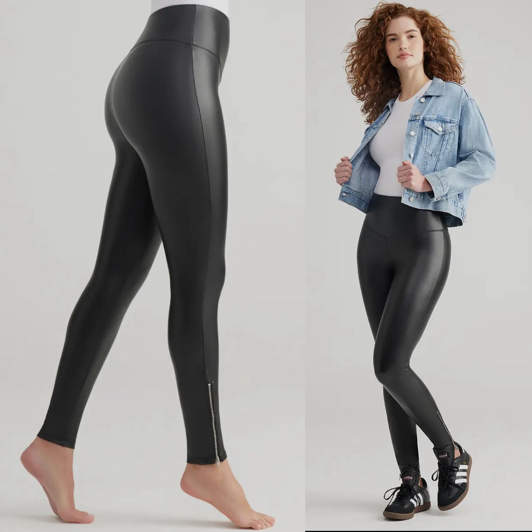 Rachel Sculpting Leather Leggings - Yummy Brand