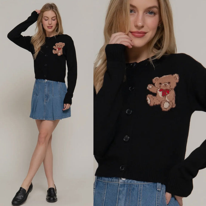 Uptown Teddy Bear Cardigan