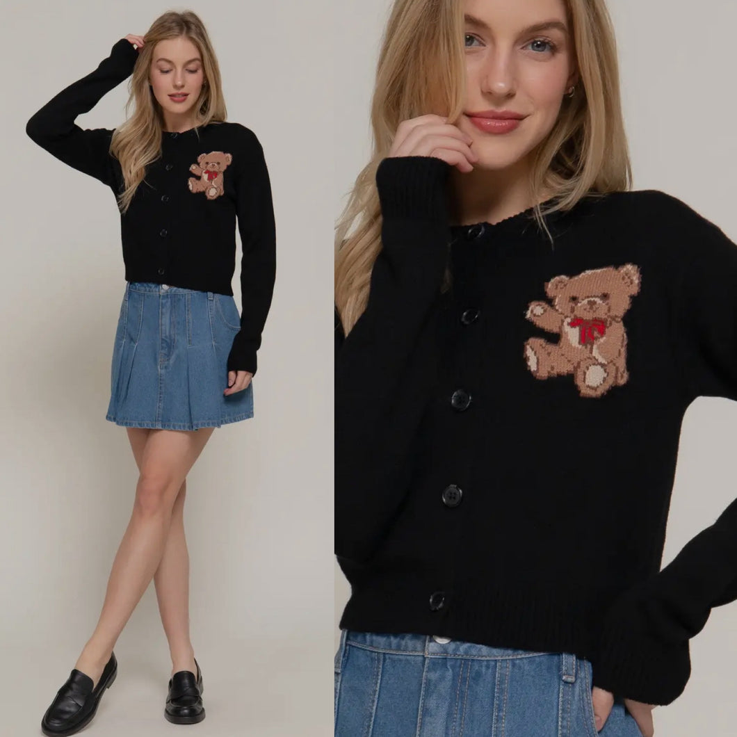 Uptown Teddy Bear Cardigan