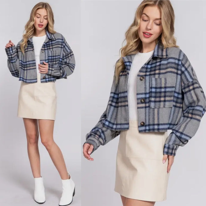 Yale Plaid Shacket