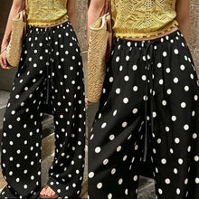 Polka Dot Drawstring Pants