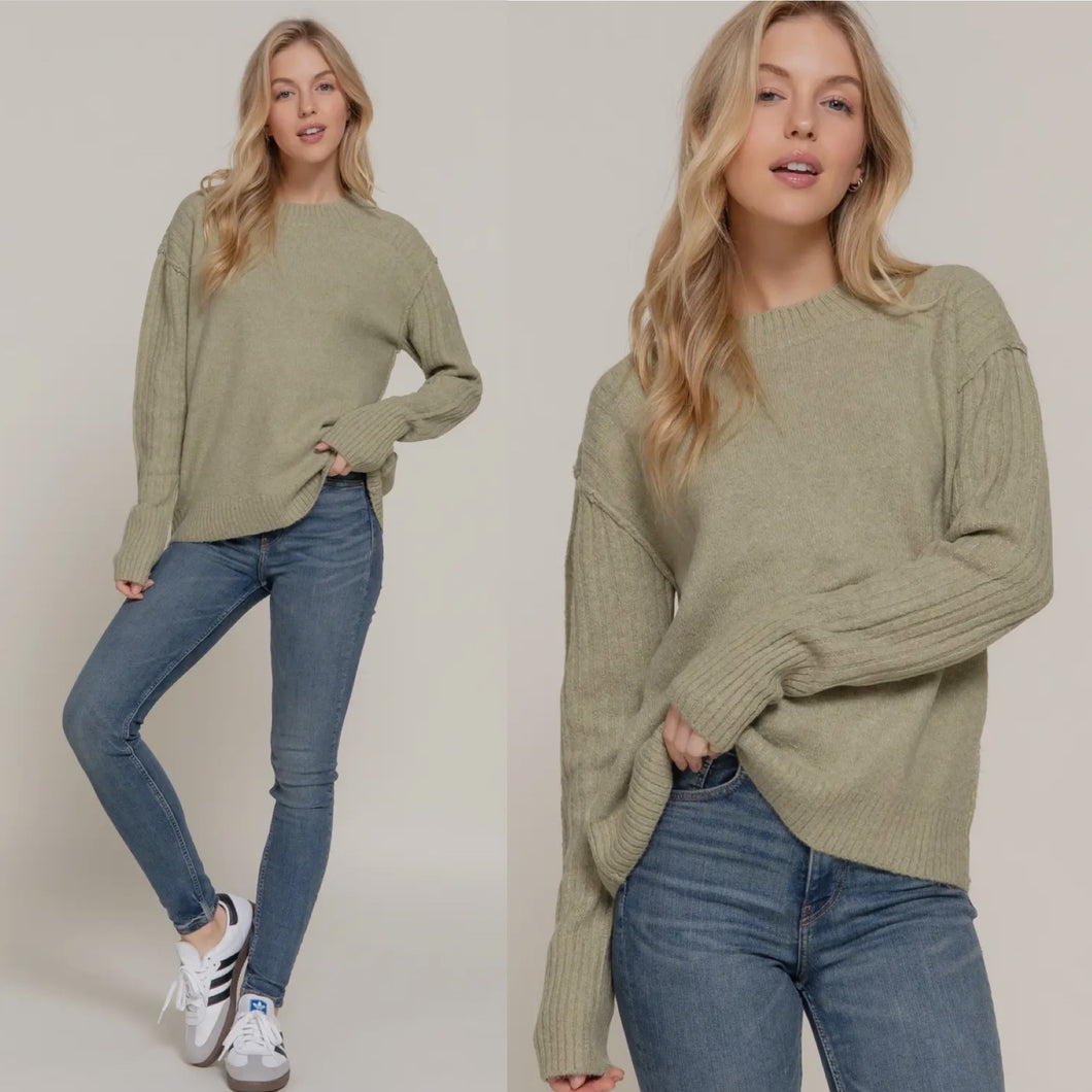 Savanah Soft Sweater - Sage