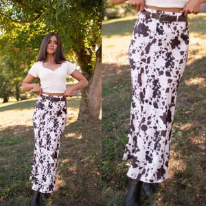 Nashville Belted Maxi Skirt