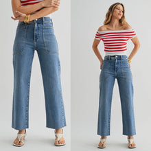 JBD Stretch Utility Wide Leg Jeans - Medium