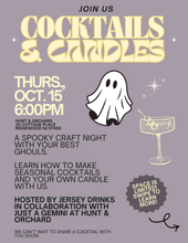 Cocktails & Candles: Join Us October 15th at 6pm