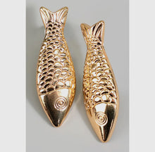 Fish Post Back Earrings