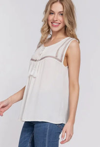 Tulum Tank - Off White