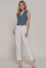 Stretch Denim Vest