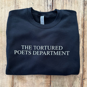 The Tortured Poets Department Pullover - Black