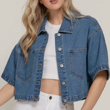 Rebel Short Sleeve Denim Jacket