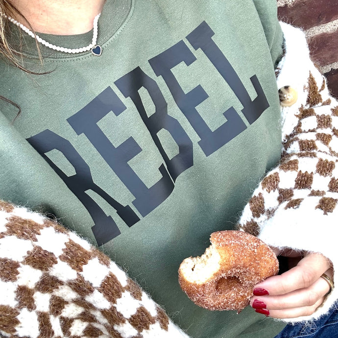 Rebel Pullover - Olive Green