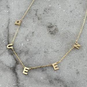 Queen Necklace - Gold Dipped