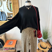 Salem Mock Neck Dolman Top - Black