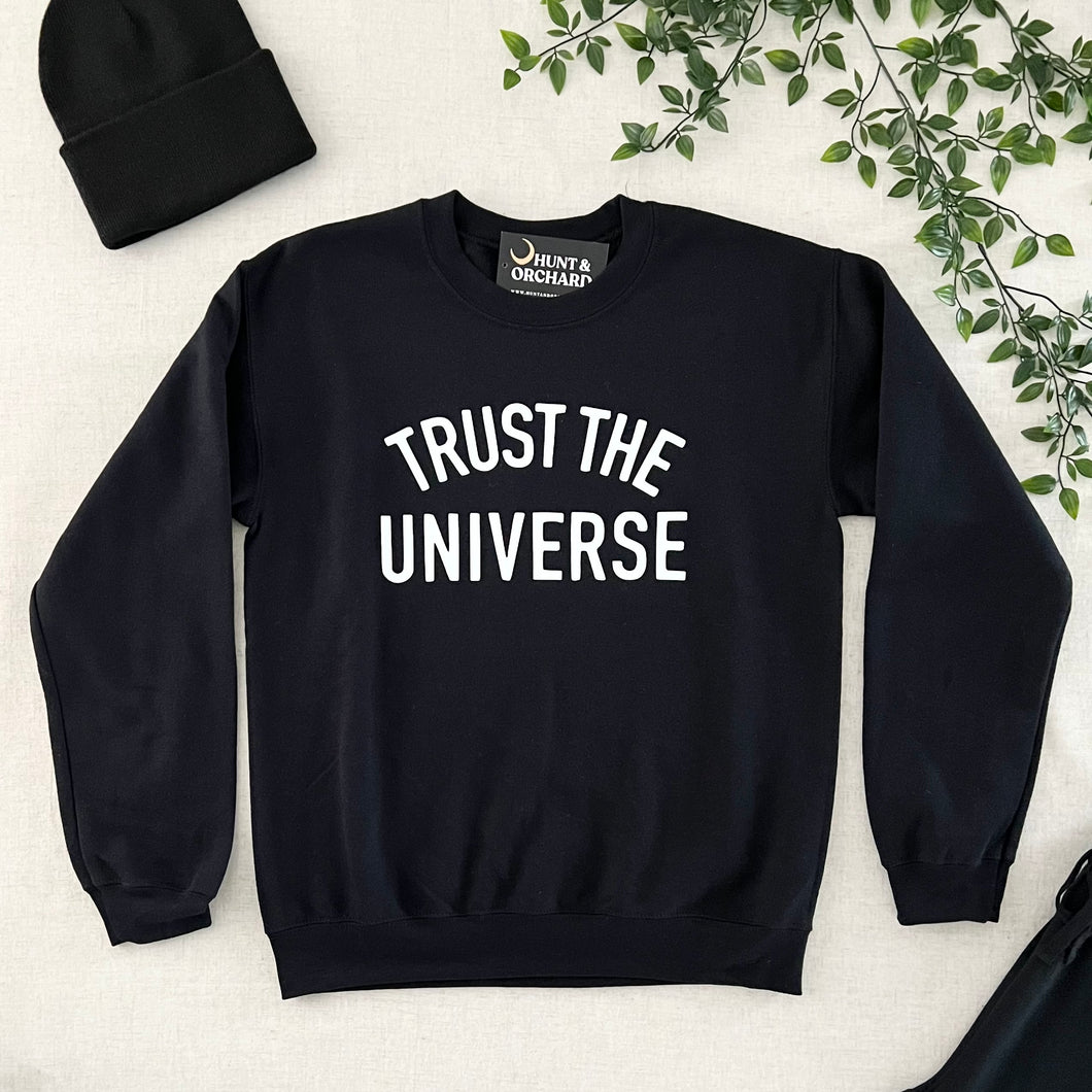 Trust The Universe Pullover - Black