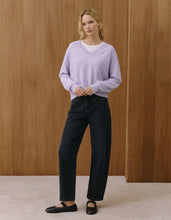 Flying Monkey High Waist Stretch Slim Barrel Denim - Black